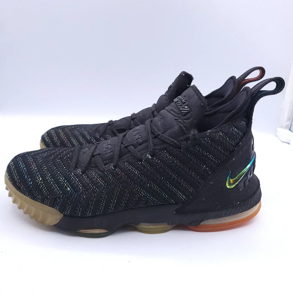Nike LeBron 16 GS 'I Promise' Basketball Shoes Youth 6.5Y Black AQ2465-004